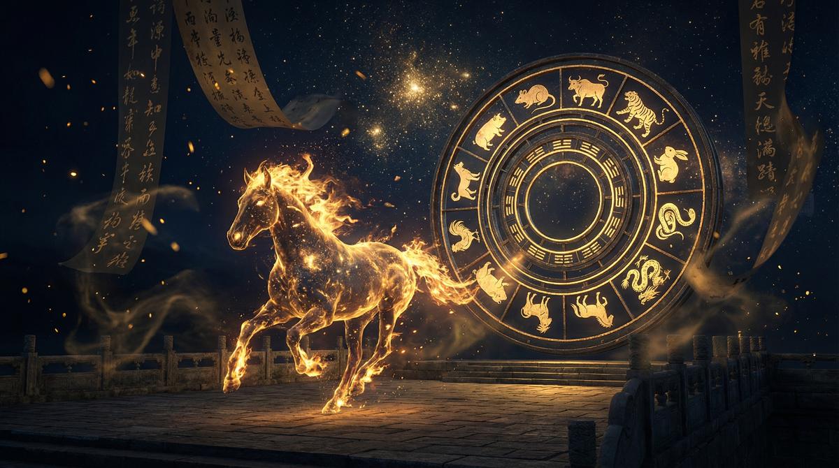 2026 Fire Horse Year Fortune Landscape