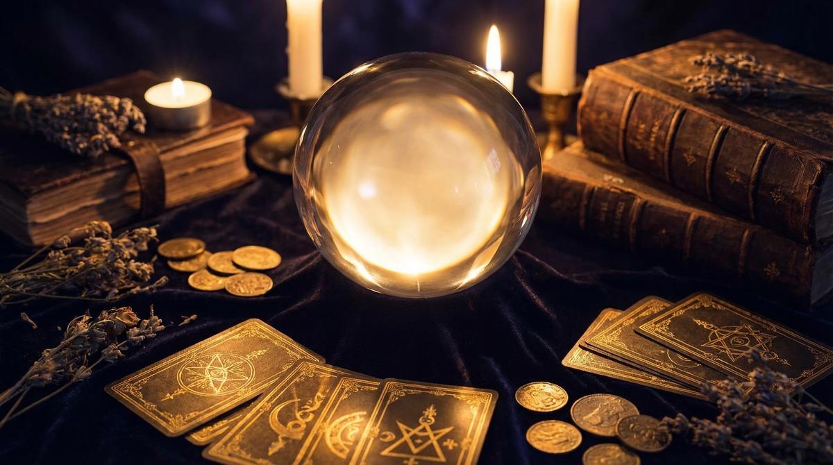 古代の星盤と書物、命理学の知恵を象徴する
